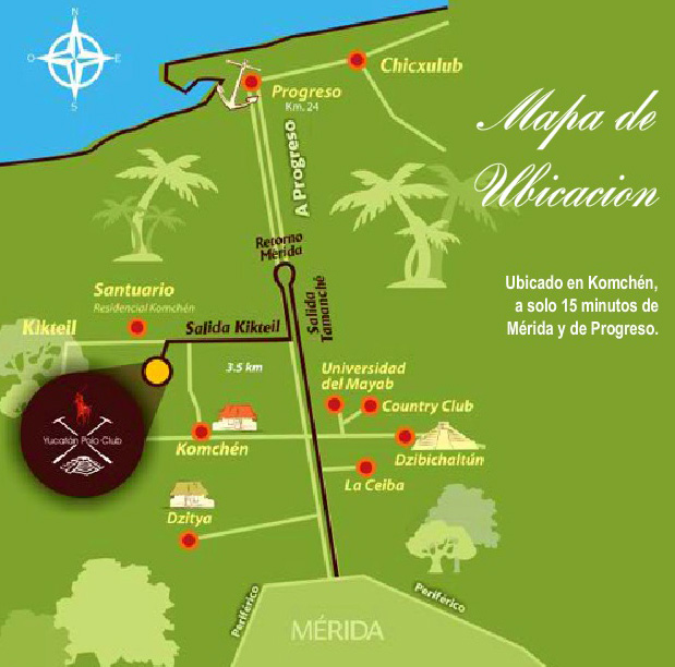 Yucatan Polo Club Mapa